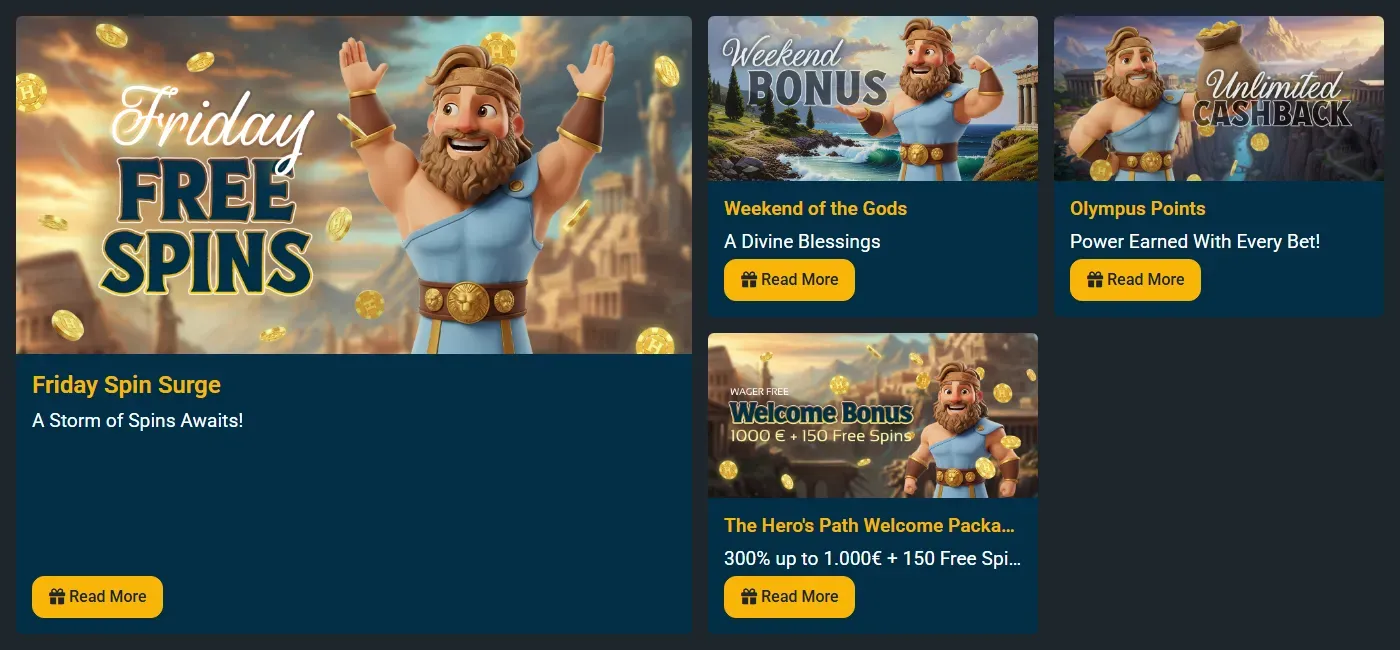 Hercules Casino Bonus